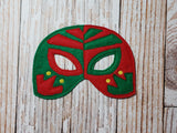 Luchador Mask In the Hoop Embroidery Design - SET OF 9 Masks - 5x7 6x10