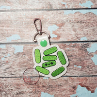 Aquificae Bacteria Keyfob Embroidery Design - 4x4