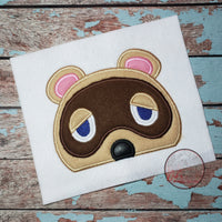 AC Tom Nook Applique Embroidery Design - 4x4 5x7