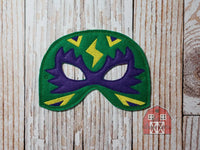 Luchador Mask In the Hoop Embroidery Design - 5x7 6x10