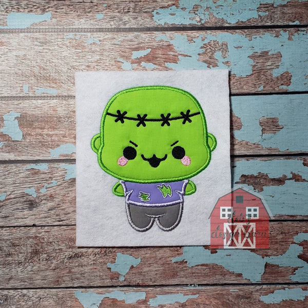 Deb's Design Barn Cute Halloween Zombie Applique Design