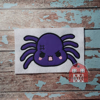 Cute Halloween Spider Applique Embroidery Design - 4x4 5x7 6x10