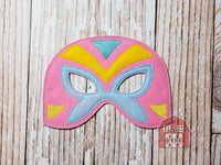 Luchador Mask In the Hoop Embroidery Design - 5x7 6x10