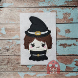 Cute Halloween Applique Embroidery Designs Set 2- 4x4 5x7 6x10