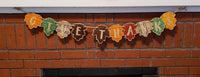 Leaves Alphabet Banner ITH Project - 5x7