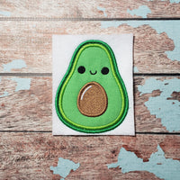 Cute Avocado Embroidery Design - 4x4 5x7 6x10 7x11